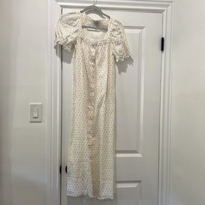 Sleeper Brigette Midi Linen Small